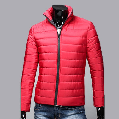 Mens Fashion Pure Color Stand Collar Long Sleeve Breathable Casual Zipper Cotton-Padded Jacket
Mens Fashion Pure Color Stand Collar Long Sleeve Breathable Casual Zipper Cotton-Padded Jacket