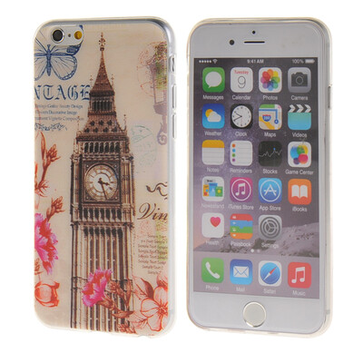 MOONCASE Clock Tower Pattern Soft Silicone Gel TPU Flexible Shell Protective Case Cover for Apple iPhone 6 ( 4.7 inch ) a01
MOONCASE Clock Tower Pattern Soft Silicone Gel TPU Flexible Shell Protective Case Cover for Apple iPhone 6 ( 4.7 inch ) a01
