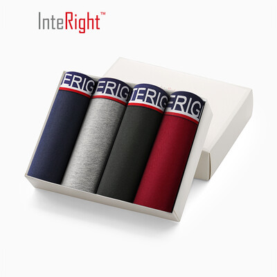 INTERIGHT underwear mens stretch cotton Mingjiao boxer pants 4 boxes full of printed
INTERIGHT underwear mens stretch cotton Mingjiao boxer pants 4 boxes full of printed