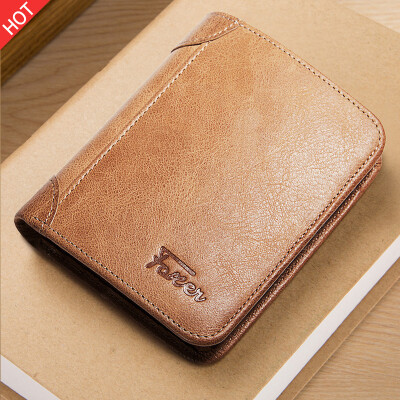 Golden Fox FOXER Wallet Mens Short Top Layer Leather Fashion New Wallet Multi-card Vintage Vintage Wallet 329011F5Q Vintage Brown
Golden Fox FOXER Wallet Mens Short Top Layer Leather Fashion New Wallet Multi-card Vintage Vintage Wallet 329011F5Q Vintage Brown
