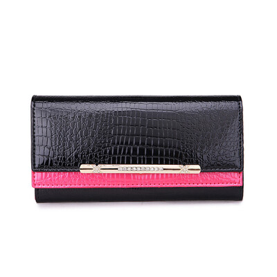 Luxury brand female leather wallet European&American fashion genuine leather evening bag chain women Clutch bag long purse
Luxury brand female leather wallet European&American fashion genuine leather evening bag chain women Clutch bag long purse