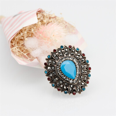 Vintage Turkish Big Love Heart Ring For Women Antique Gold Color Resin Sunflower Design Ethnic Wedding Ring Jewelry Gift 2018
Vintage Turkish Big Love Heart Ring For Women Antique Gold Color Resin Sunflower Design Ethnic Wedding Ring Jewelry Gift 2018