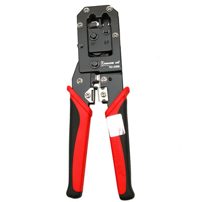 Shanze SAMZHE SZ-3068 professional three-use telephone network pressure stripping pliers telephone network crystal head crimping pliers wire clamps computer network cable telephone line crimping tools
Shanze SAMZHE SZ-3068 professional three-use telephone network pressure stripping pliers telephone network crystal head crimping pliers wire clamps computer network cable telephone line crimping tools