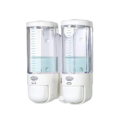 280ml 2 Double Bottles Manual Soap Dispensers Wall-mounted Shampoo Box Washroom Toilet Shampoo Shower Gel Liquid Soap Dispensers
280ml 2 Double Bottles Manual Soap Dispensers Wall-mounted Shampoo Box Washroom Toilet Shampoo Shower Gel Liquid Soap Dispensers
