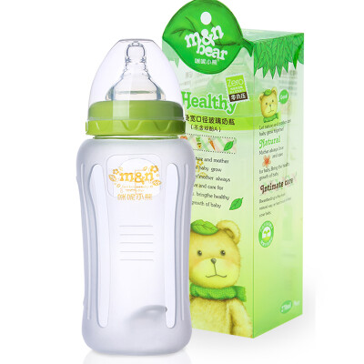N BEAR baby wide mouth glass bottle cover 270ml baby drop explosion explosion flow bottle
N BEAR baby wide mouth glass bottle cover 270ml baby drop explosion explosion flow bottle