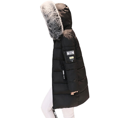 2018 New Winter Womens designer cotton Coat women long down jacket cotton jacket Korean Slim cotton jacket plus size women clothin
2018 New Winter Womens designer cotton Coat women long down jacket cotton jacket Korean Slim cotton jacket plus size women clothin
