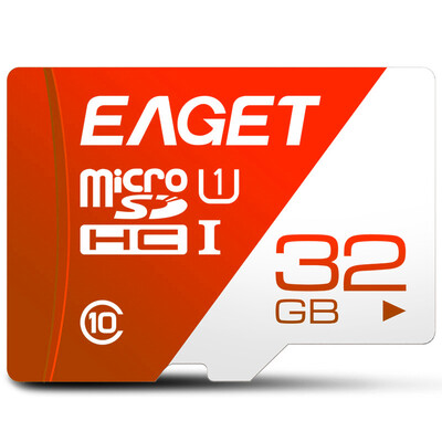 Yi Jie EAGET T1 32GB reading speed 98MB s Class10 high-speed highly durable video surveillance camera memory card Micro SDHC memory card TF card
Yi Jie EAGET T1 32GB reading speed 98MB s Class10 high-speed highly durable video surveillance camera memory card Micro SDHC memory card TF card