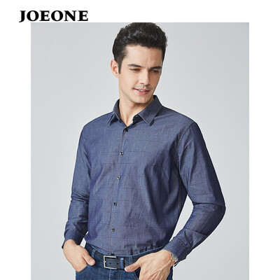 JIUONE shirt long sleeve mens 2018 autumn new mens business casual shirt men 46 dark gray JC384142T
JIUONE shirt long sleeve mens 2018 autumn new mens business casual shirt men 46 dark gray JC384142T