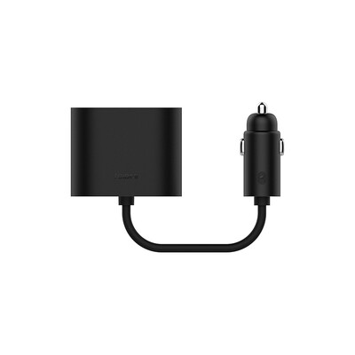 ROMIMI car charger car charger cigarette lighter one for two ZJQ01RM car power charger one minute two black dual USB in-line
ROMIMI car charger car charger cigarette lighter one for two ZJQ01RM car power charger one minute two black dual USB in-line