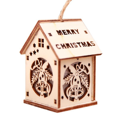 Christmas Decorative LED Light Wooden House Luminous Cute Christmas Tree Hanging Ornaments Xmas Festival Holiday Decorations Gifts
Christmas Decorative LED Light Wooden House Luminous Cute Christmas Tree Hanging Ornaments Xmas Festival Holiday Decorations Gifts