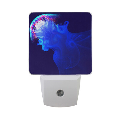 ALAZA LED Night Light With Smart Dusk To Dawn SensorJellyfish Medusas Green Plug In Night Light
ALAZA LED Night Light With Smart Dusk To Dawn SensorJellyfish Medusas Green Plug In Night Light