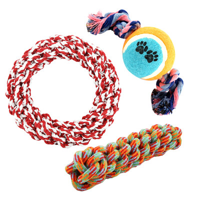 Luochu Luxchic pet dog toy set bite rope knot cotton rope toy large dog toy 3 piece set
Luochu Luxchic pet dog toy set bite rope knot cotton rope toy large dog toy 3 piece set