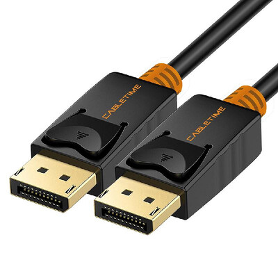 Cabletime Display Port Cable 4K 60hz DP To DP Cable Cord 12 Video Audio Cable for HDTV Projector PC
Cabletime Display Port Cable 4K 60hz DP To DP Cable Cord 12 Video Audio Cable for HDTV Projector PC
