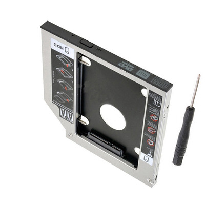 95mm Universal Serial SATA 3 2nd HDD SSD hard disk drive caddy bay For Dell Inspiron 15R 5537 5521 5721 15Z 5523 5423 14z
95mm Universal Serial SATA 3 2nd HDD SSD hard disk drive caddy bay For Dell Inspiron 15R 5537 5521 5721 15Z 5523 5423 14z