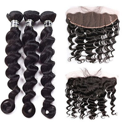 Amazing Star Loose Wave Ear to Ear Frontal with Bundles Malaysian Virgin Hair with Frontal Human Hair with Frontal 13x4" Free Part
Amazing Star Loose Wave Ear to Ear Frontal with Bundles Malaysian Virgin Hair with Frontal Human Hair with Frontal 13x4" Free Part