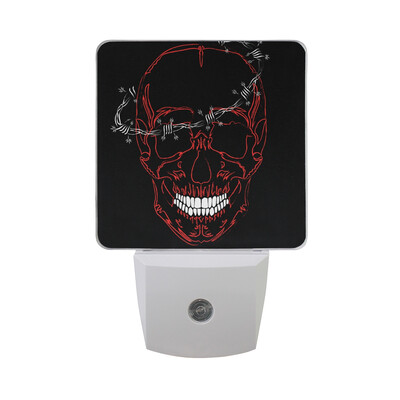 ALAZA LED Night Light With Smart Dusk To Dawn SensorAmerican Native Hat And Skull Plug In Night Light
ALAZA LED Night Light With Smart Dusk To Dawn SensorAmerican Native Hat And Skull Plug In Night Light