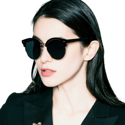 Kathman Man CAXMAN sunglasses men&women fashion Korean version of the retro color round mirror sunglasses men&women trend wave polarized driving mirror CX3268 black gold - gray
Kathman Man CAXMAN sunglasses men&women fashion Korean version of the retro color round mirror sunglasses men&women trend wave polarized driving mirror CX3268 black gold - gray