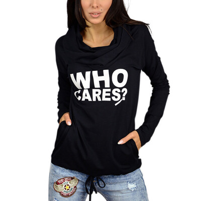 MyMei 2016 New Womens Sweater Knit Shirt Printing Letters Heaps Collar Hooded Sweater
MyMei 2016 New Womens Sweater Knit Shirt Printing Letters Heaps Collar Hooded Sweater