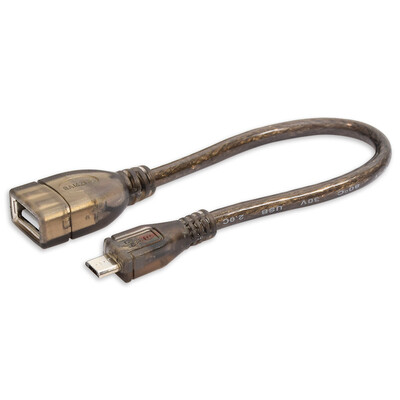 Shanze (SAMZHE) OTG-020A USB2.0 high-speed data line AF / Micro transparent black straight head 0.2M (two discount equipment
Shanze (SAMZHE) OTG-020A USB2.0 high-speed data line AF / Micro transparent black straight head 0.2M (two discount equipment