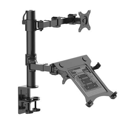2-in-1 FLEXIMOUNTS D1DL Full Motion Dual Arm Desk Monitor Laptop Mount Stand Fits 10"-27" Computer Monitor and 11-15.6" Laptop
2-in-1 FLEXIMOUNTS D1DL Full Motion Dual Arm Desk Monitor Laptop Mount Stand Fits 10"-27" Computer Monitor and 11-15.6" Laptop