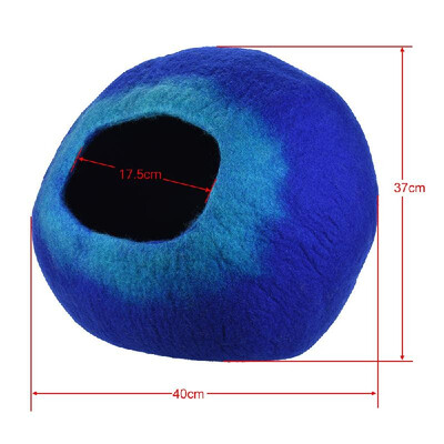 Dog Warm House Handcrafted Felted Wool Pet Cat Cave Bed Nest Soft Comfortable for Large Cats And Kittens Foldable Pet Nest C1Z5U4
Dog Warm House Handcrafted Felted Wool Pet Cat Cave Bed Nest Soft Comfortable for Large Cats And Kittens Foldable Pet Nest C1Z5U4