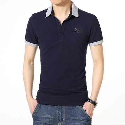 New Arrival 2016 Mens T Shirts Brand Solid Turn-down Collar Short Sleeve T Shirt Top Tees Slim Fit Men T shirts Plus Size 3XL
New Arrival 2016 Mens T Shirts Brand Solid Turn-down Collar Short Sleeve T Shirt Top Tees Slim Fit Men T shirts Plus Size 3XL