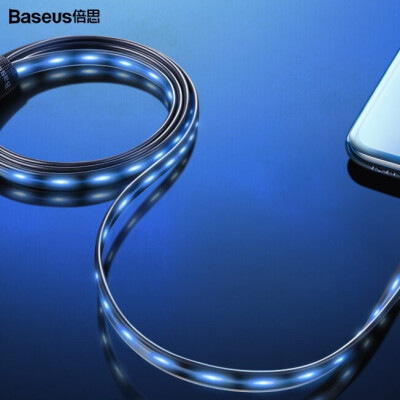 Baseus Apple Streamer Data Cable for iPhoneX5s66s78plus Mobile Phone Fast Charge Car Charger Line Glowing Wire Shaking Sound with 1M Black
Baseus Apple Streamer Data Cable for iPhoneX5s66s78plus Mobile Phone Fast Charge Car Charger Line Glowing Wire Shaking Sound with 1M Black