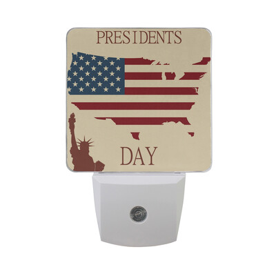ALAZA LED Night Light With Smart Dusk To Dawn SensorHappy Presidents Day Cute Retro Style Plug In Night Light
ALAZA LED Night Light With Smart Dusk To Dawn SensorHappy Presidents Day Cute Retro Style Plug In Night Light
