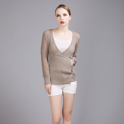 PREISEI Spring Autumn Women Casual Elegant Slim Solid Hollow Out Lace Up V-Neck Long Sleeve Knitted Cardigan Mujer
PREISEI Spring Autumn Women Casual Elegant Slim Solid Hollow Out Lace Up V-Neck Long Sleeve Knitted Cardigan Mujer