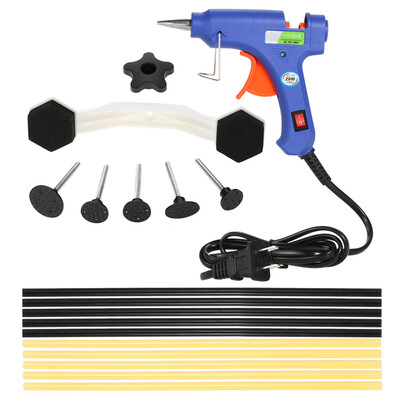 17Pcs Dent Puller Kit with Hot Melt Glue Gun Glue Sticks for Car Body Dent Repair
17Pcs Dent Puller Kit with Hot Melt Glue Gun Glue Sticks for Car Body Dent Repair