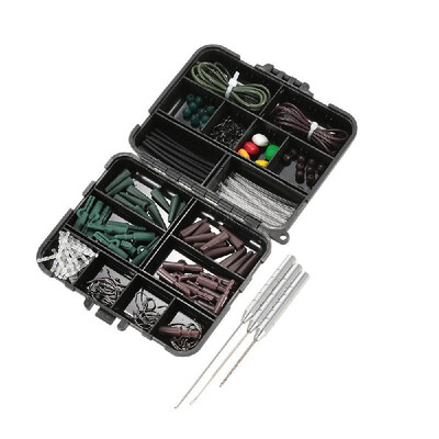 Carp Fishing Tackle Box Lead Clips Hooks Swivels Baiting Needles Terminal Rigs Rubber Sleeve Chod Beads
Carp Fishing Tackle Box Lead Clips Hooks Swivels Baiting Needles Terminal Rigs Rubber Sleeve Chod Beads