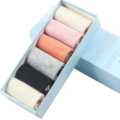 Ms Langsha cotton socks combed cotton leisure leisure women boat socks 6 double gift box mix 22-24
Ms Langsha cotton socks combed cotton leisure leisure women boat socks 6 double gift box mix 22-24