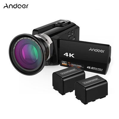 Andoer HDV-534K 4K 48MP WiFi Digital Video Camera with 039X Wide Angle Macro Lens 2pcs NP-FV5 Plus 37V 2500mAh Camera Battery 10
Andoer HDV-534K 4K 48MP WiFi Digital Video Camera with 039X Wide Angle Macro Lens 2pcs NP-FV5 Plus 37V 2500mAh Camera Battery 10