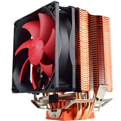 Overclocking three PCCOOLER Red Sea 10 enhanced CPU heat sink multi-platform 3 heat pipe 9CM fan with silicone grease
Overclocking three PCCOOLER Red Sea 10 enhanced CPU heat sink multi-platform 3 heat pipe 9CM fan with silicone grease