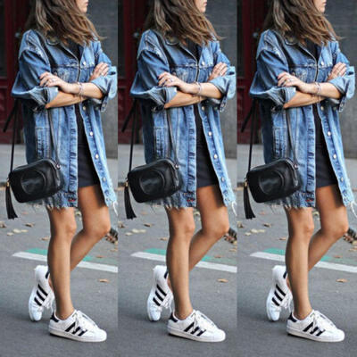 US Womens Hole Patch Denim Ripped Jeans Distressed Denim Jacket Coat Outwear
US Womens Hole Patch Denim Ripped Jeans Distressed Denim Jacket Coat Outwear