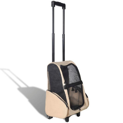 Beige Foldable Multipurpose Pet Trolley
Beige Foldable Multipurpose Pet Trolley