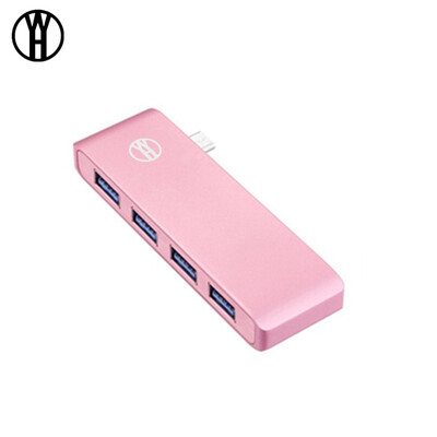 WH T4 usb Type C Hub 4 in 1 USB C Hub Adapter with 4 USB 30 ports transmissionport with High-speed for MacBookPro adapter
WH T4 usb Type C Hub 4 in 1 USB C Hub Adapter with 4 USB 30 ports transmissionport with High-speed for MacBookPro adapter