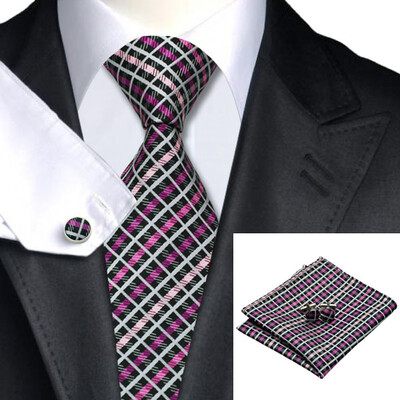 N-0210 Vogue Men Silk Tie Set Purple Stripes Necktie Handkerchief Cufflinks Set Ties For Men Formal Wedding Business wholesale
N-0210 Vogue Men Silk Tie Set Purple Stripes Necktie Handkerchief Cufflinks Set Ties For Men Formal Wedding Business wholesale