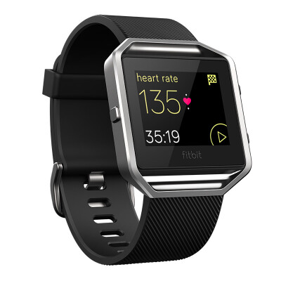 Fitbit Blaze smart fitness watch GPS global positioning heart rate real-time detection of a number of sports mode mobile phone music call reminders black trumpet
Fitbit Blaze smart fitness watch GPS global positioning heart rate real-time detection of a number of sports mode mobile phone music call reminders black trumpet