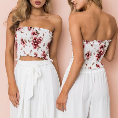 Women Strapless Top boob tube top Sexy Vest Sleeveless Crop Top Lady Bandeau Top
Women Strapless Top boob tube top Sexy Vest Sleeveless Crop Top Lady Bandeau Top