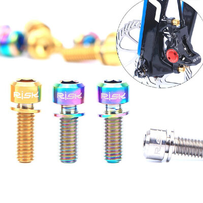 Crank Screw RISK 4PCS M6×1820mm Titanium Ti Bolts Screws for MTB Disc Brake Caliper with Adaptor Spacer M6 Bolts S6H3R1O6
Crank Screw RISK 4PCS M6×1820mm Titanium Ti Bolts Screws for MTB Disc Brake Caliper with Adaptor Spacer M6 Bolts S6H3R1O6