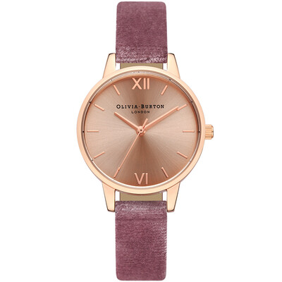 OliviaBurton watch female British import watch fashion ob watch female velvet double-sided strap OB16DE03
OliviaBurton watch female British import watch fashion ob watch female velvet double-sided strap OB16DE03