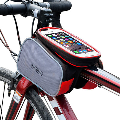 Le-hyun D-12813 bicycle bag touch screen saddle bag mountain bike front beam bag mobile phone bag package equipment accessories
Le-hyun D-12813 bicycle bag touch screen saddle bag mountain bike front beam bag mobile phone bag package equipment accessories