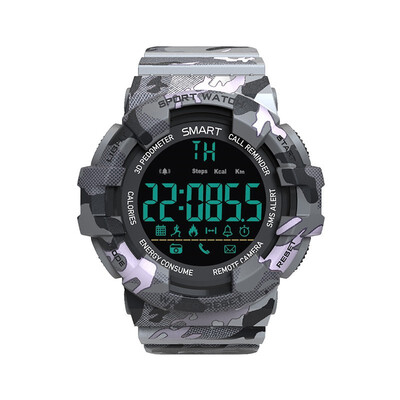 Bluetooth smart step counter reminder watch sports electronic watch sports camouflage smart watch
Bluetooth smart step counter reminder watch sports electronic watch sports camouflage smart watch