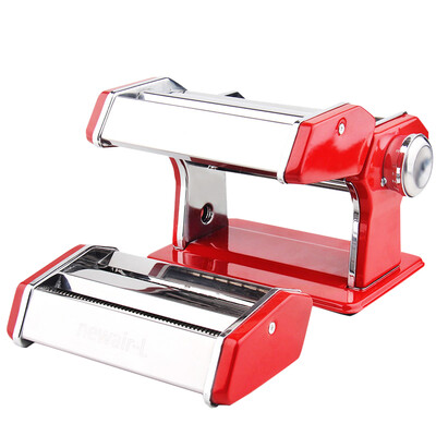 Vivi stainless steel manual pressing machine home noodle machine 4 knife medium 150 red WA-BYM-15SFT