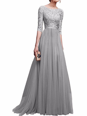 A-Line Jewel Neck Floor Length Georgette Prom Formal Evening Dress with Appliques long sleeve
A-Line Jewel Neck Floor Length Georgette Prom Formal Evening Dress with Appliques long sleeve