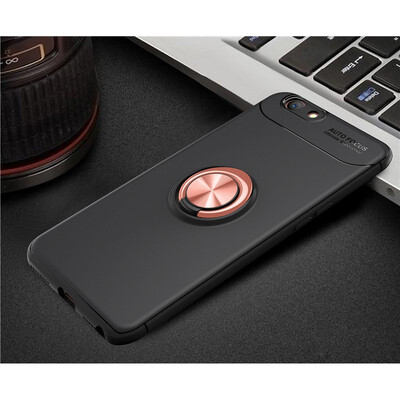 Fivice OPPO F1SA59 case TPU metal ring shell magnetic bracket soft shell