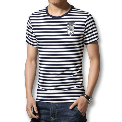 Fashion 2016 Summer Mens T shirts O Neck Striped T Shirts Fashion Slim Fits Casual Cotton Mens T shirts Hot Sale New T Shirts
Fashion 2016 Summer Mens T shirts O Neck Striped T Shirts Fashion Slim Fits Casual Cotton Mens T shirts Hot Sale New T Shirts