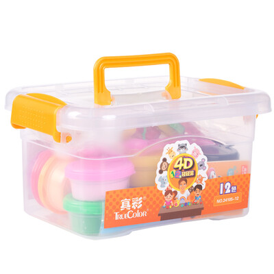 TRUECOLOR 12 color ultra light clay color clay plastic clay manual DIY color clay set toy childrens student gift toolbox 24105
TRUECOLOR 12 color ultra light clay color clay plastic clay manual DIY color clay set toy childrens student gift toolbox 24105
