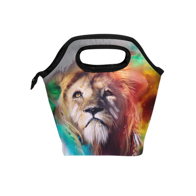 Insulated Lunch Tote Bag Artistic Lion Travel Picnic Lunch Handbags Portable Zipper Lunch Bag Box
Insulated Lunch Tote Bag Artistic Lion Travel Picnic Lunch Handbags Portable Zipper Lunch Bag Box